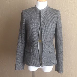 Weekend by MaxMara Gray Tweed Jacket in Size 4